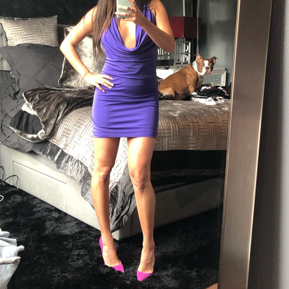 🤩💜BEBE- BRAND NEW PURPLE MINI WITH TAGS💜🤩